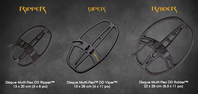 APEX Garrett : Disques Multi-Flex Viper, Ripper, et Raider