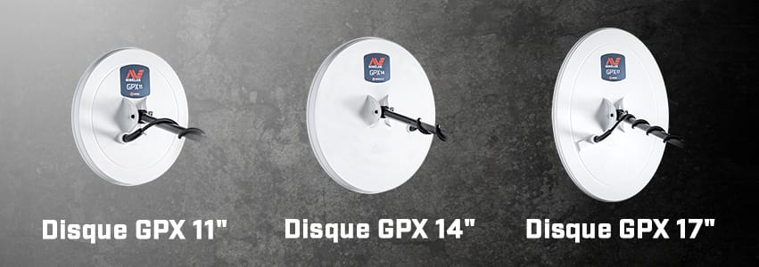 3 Disques disponibles avec le GPX 6000