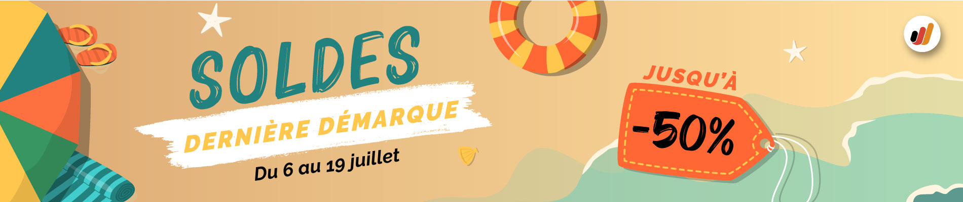-50% pour les soldes d'été