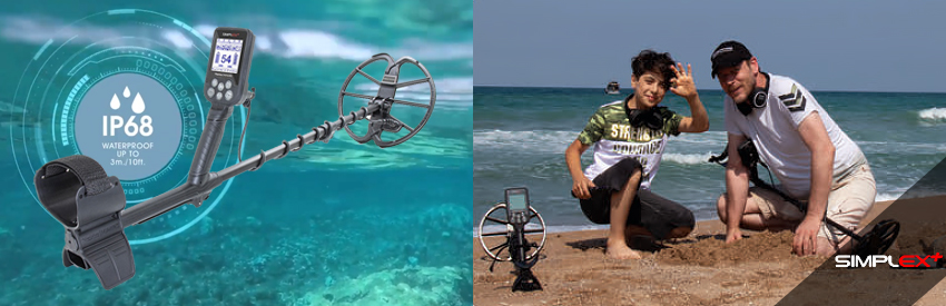 simplex détecteur de métaux étanche plage et plongée