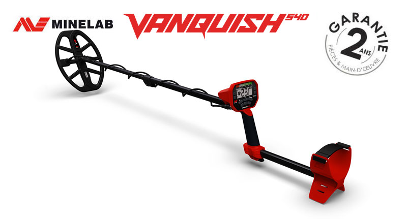 Le détecteur Minelab Vanquish 540